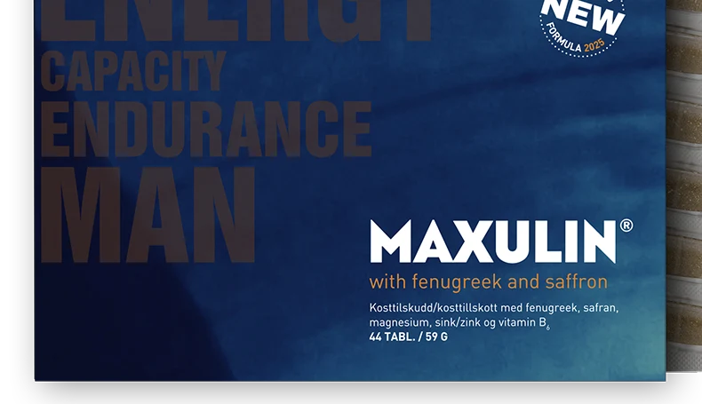 Förpackning av Maxulin med 44 tabletter