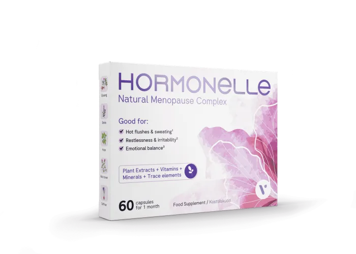 Förpackning av Vitaliv Hormonelle med 60 kapslar
